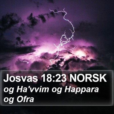 Josvas 18:23 NORSK Bible Verse Image
