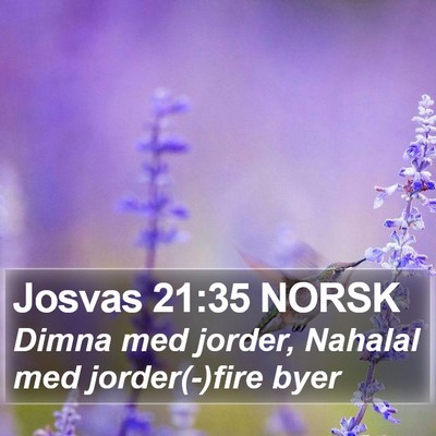 Josvas 21:35 NORSK Bible Verse Image