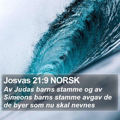 Josvas 21:9 NORSK Bible Verse Image