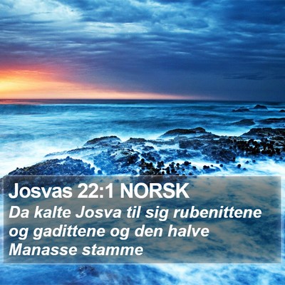 Josvas 22:1 NORSK Bible Verse Image
