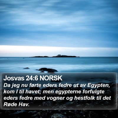 Josvas 24:6 NORSK Bible Verse Image