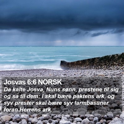 Josvas 6:6 NORSK Bible Verse Image