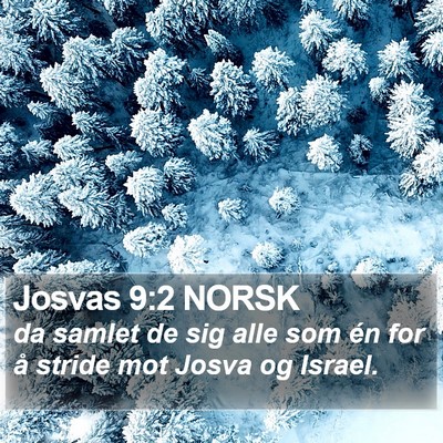 Josvas 9:2 NORSK Bible Verse Image