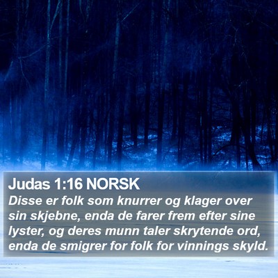 Judas 1:16 NORSK Bible Verse Image
