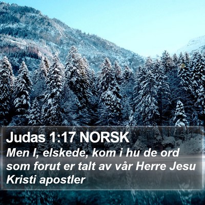 Judas 1:17 NORSK Bible Verse Image