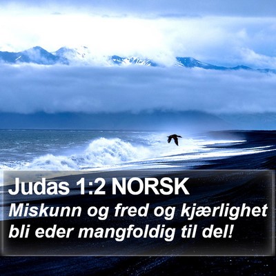 Judas 1:2 NORSK Bible Verse Image