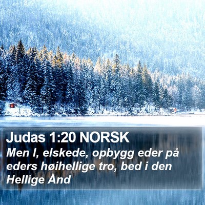 Judas 1:20 NORSK Bible Verse Image