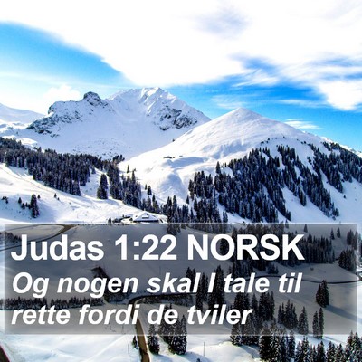 Judas 1:22 NORSK Bible Verse Image