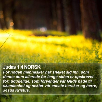 Judas 1:4 NORSK Bible Verse Image