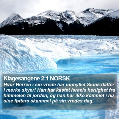 Klagesangene 2:1 NORSK Bible Verse Image