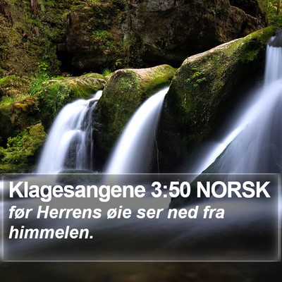 Klagesangene 3:50 NORSK Bible Verse Image