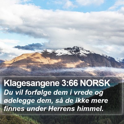 Klagesangene 3:66 NORSK Bible Verse Image