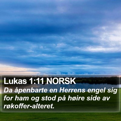Lukas 1:11 NORSK Bible Verse Image