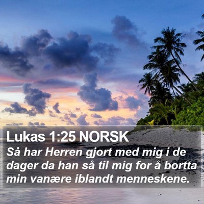 Lukas 1:25 NORSK Bible Verse Image