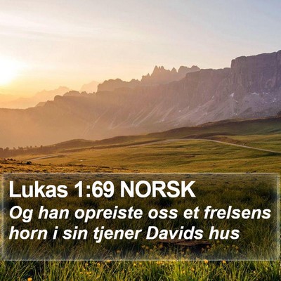 Lukas 1:69 NORSK Bible Verse Image