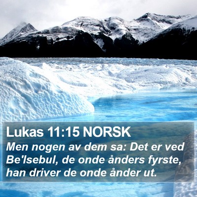 Lukas 11:15 NORSK Bible Verse Image