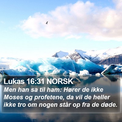 Lukas 16:31 NORSK Bible Verse Image