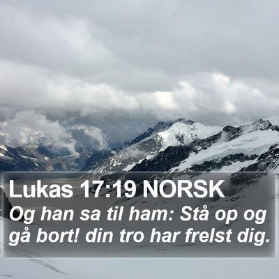 Lukas 17:19 NORSK Bible Verse Image