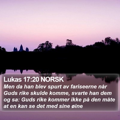 Lukas 17:20 NORSK Bible Verse Image
