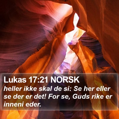 Lukas 17:21 NORSK Bible Verse Image