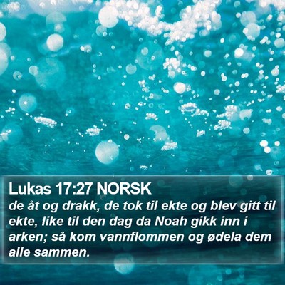 Lukas 17:27 NORSK Bible Verse Image