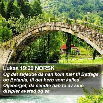 Lukas 19:29 NORSK Bible Verse Image
