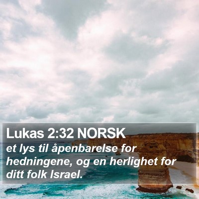 Lukas 2:32 NORSK Bible Verse Image