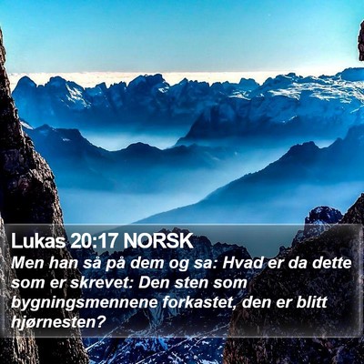 Lukas 20:17 NORSK Bible Verse Image