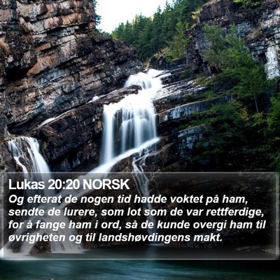 Lukas 20:20 NORSK Bible Verse Image