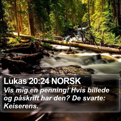 Lukas 20:24 NORSK Bible Verse Image