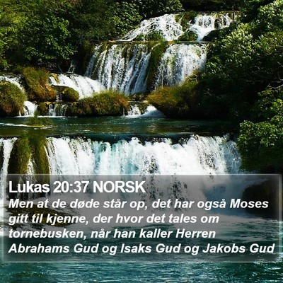 Lukas 20:37 NORSK Bible Verse Image