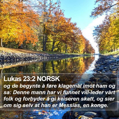 Lukas 23:2 NORSK Bible Verse Image