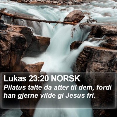 Lukas 23:20 NORSK Bible Verse Image