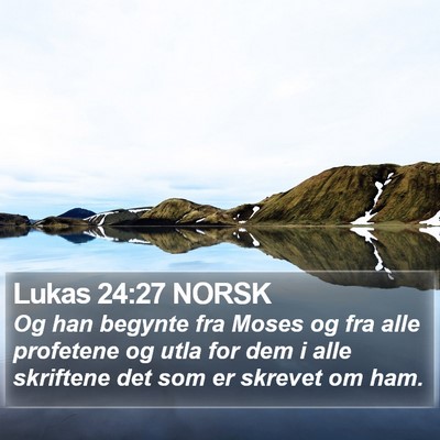 Lukas 24:27 NORSK Bible Verse Image