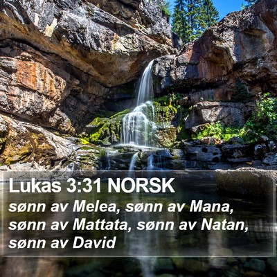 Lukas 3:31 NORSK Bible Verse Image