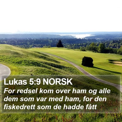 Lukas 5:9 NORSK Bible Verse Image