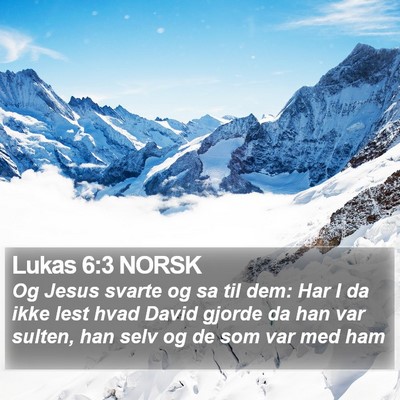 Lukas 6:3 NORSK Bible Verse Image