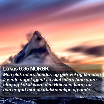 Lukas 6:35 NORSK Bible Verse Image