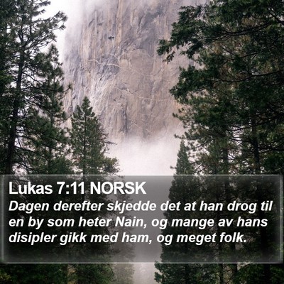 Lukas 7:11 NORSK Bible Verse Image