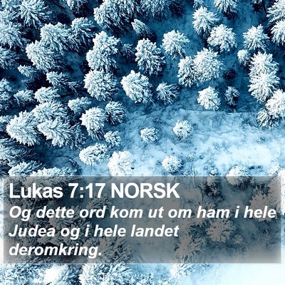 Lukas 7:17 NORSK Bible Verse Image
