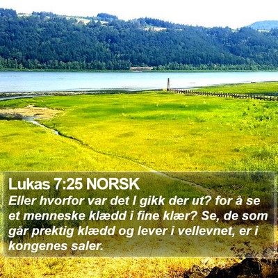 Lukas 7:25 NORSK Bible Verse Image