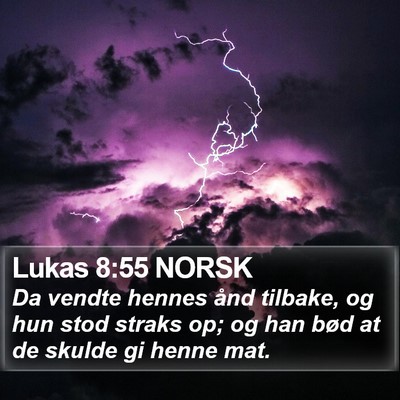 Lukas 8:55 NORSK Bible Verse Image