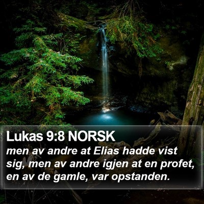 Lukas 9:8 NORSK Bible Verse Image