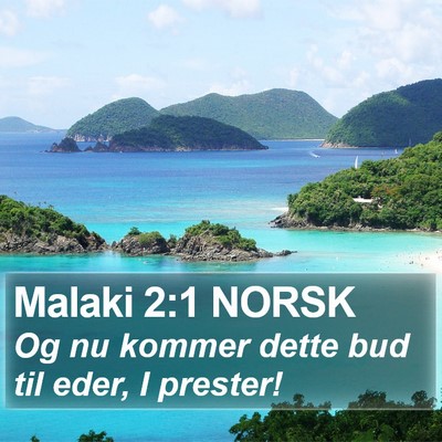 Malaki 2:1 NORSK Bible Verse Image