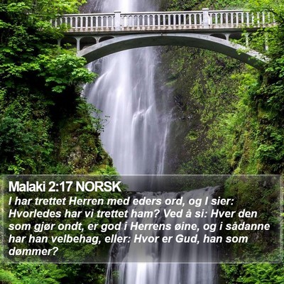 Malaki 2:17 NORSK Bible Verse Image