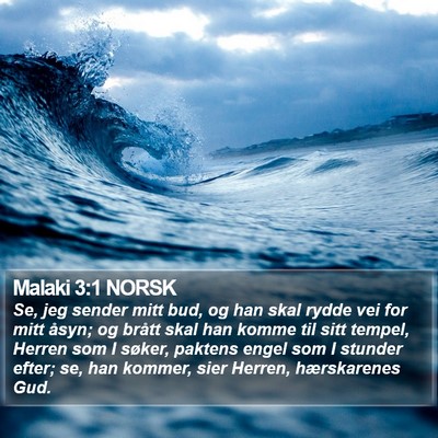 Malaki 3:1 NORSK Bible Verse Image