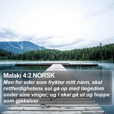 Malaki 4:2 NORSK Bible Verse Image
