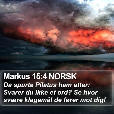 Markus 15:4 NORSK Bible Verse Image