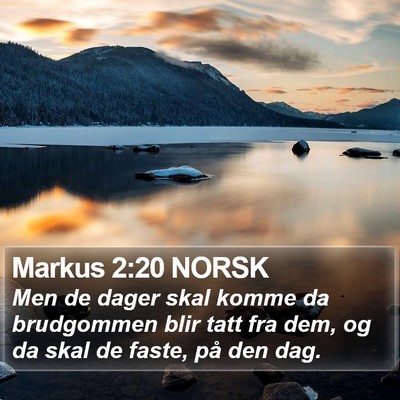Markus 2:20 NORSK Bible Verse Image