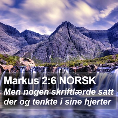 Markus 2:6 NORSK Bible Verse Image